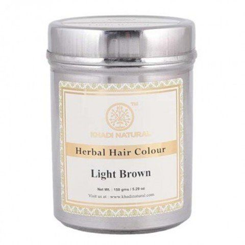 ��� ��� ����� ������-���������� Herbal hair colour light brown Khadi (�����) 150��