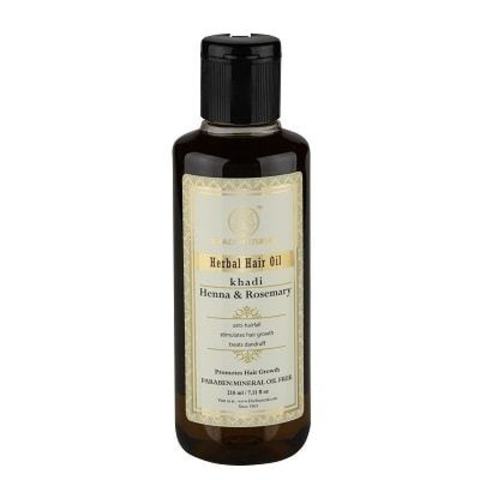 ����� ��� ������������ ����� Herbal Hair Oil Henna & Rosemary Khadi (���� � �������� �����) 210��