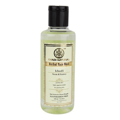��� � ������ ������ ���� ��� �������� Neem & Teatree herbal face wash SLS Khadi (�����) 210��