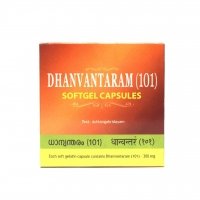 Dhanvantaram 101 softgel capsules Kottakkal Ayurveda (������������ 101 ���������) (100 ������)
