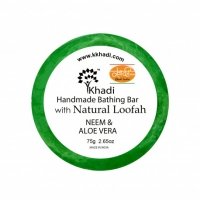���� � �������� Neem Aloe Vera Bathing Bar Soap Khadi (��� ���� ���� �����) 75��