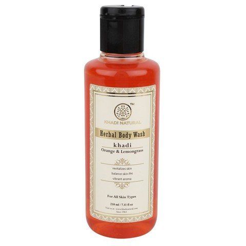����������������� ���� ��� ���� ��������� � ���������� Orange & Lemongrass herbal body wash Khadi (�����) 210��