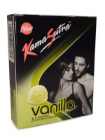 ������������  Vanilla Flavoured Dotted Condoms KamaSutra (���������� ������������ �� ������ ������ ���������) 3��