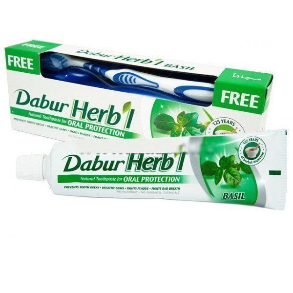 Herb'l Basil Toothpaste Dabur (������ ����� ������� � ������ ������ �����) 150��