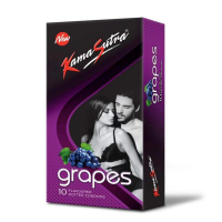 ������������ Grapes Flavoured Dotted Condoms KamaSutra (���������� ������������ �� ������ ��������� ���������) 3��