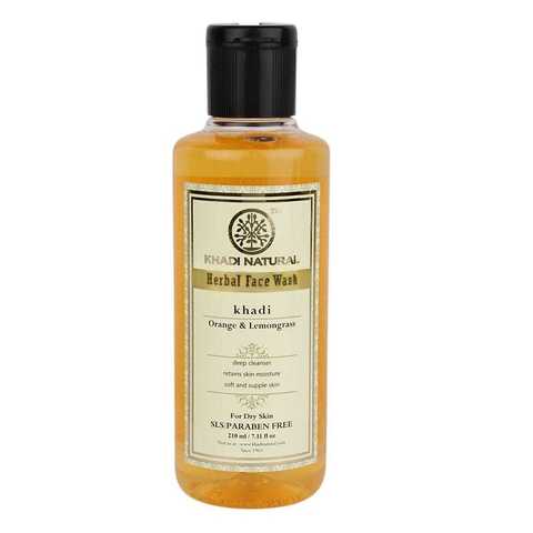 ���� ��� �������� Orange & Lemongrass herbal face wash Khadi (�������� � ����� �����) 210��