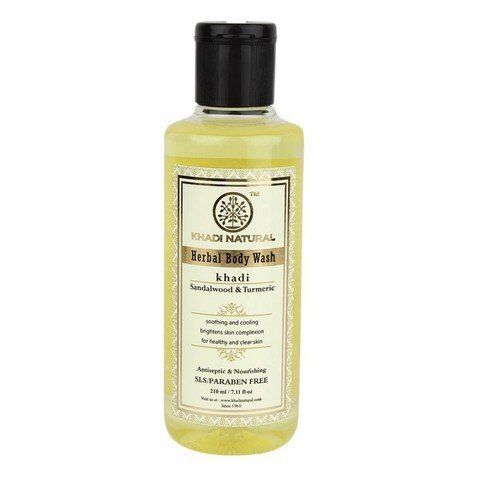 ����������������� ���� ��� ���� ������ � ������� Sandal & Turmeric herbal body wash Khadi (�����) 210��
