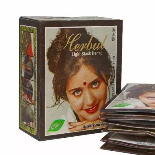 ����������� ��������� ��� Light Black Herbal Henna Herbul (������ ������) (6 ��������� �� 10��)