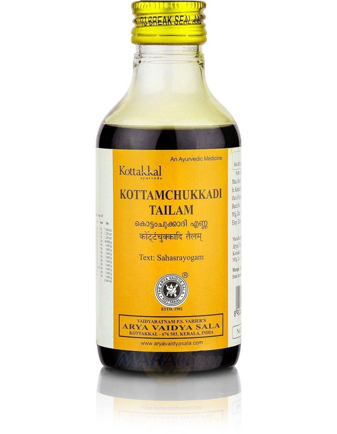 ����� Kottamchukkadi Tailam Kottakkal Ayurveda (������������� ������ ���������) 200��