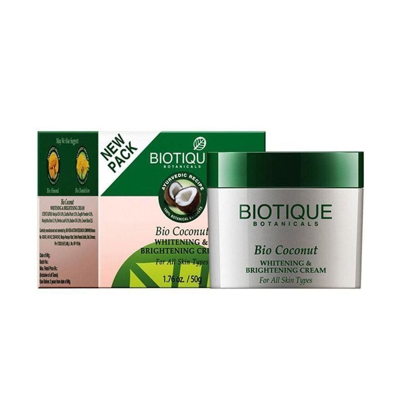 ������������ ���� ��� ���� � ������� Bio Coconut Whitning & Brightining Cream Biotique (������) 50��