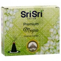 Premium Mogra Incense Cones Sri Sri Tattva (���������� ������ ������� ����� ��� ��� ������) 25��