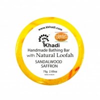 ���� � �������� Sandalwood Saffron Bathing Bar Soap Khadi (������ ������ �����) 75��