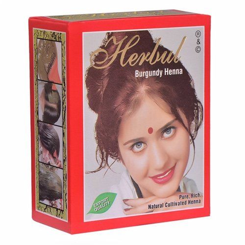 ����������� ��������� ��� Burgundy Herbal Henna Herbul (��������) (6 ��������� �� 10��)