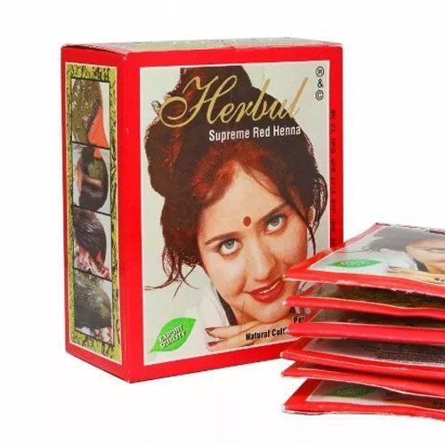 ����������� ��������� ��� Supreme Red Herbal Henna Herbul (�������) (6 ��������� �� 10��)