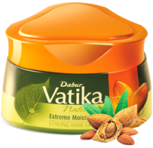 ���� ��� ����� ����������� Extreme Moisturizing Styling Hair Cream, Dabur Vatika, 140��