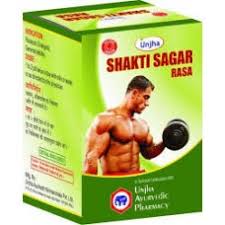 Shakti Sagar Rasa Silver Coated Unjha (����� ����� ���� ����) (30 ��������)