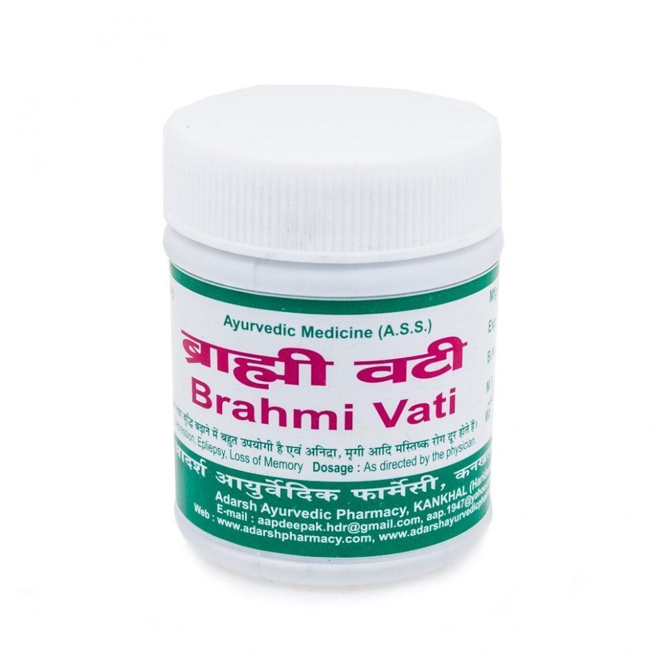 Brahmi Vati Adarsh (����� ���� �����) 40�� (~110 ��������)