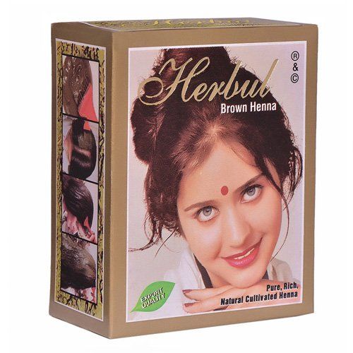 ����������� ��������� ��� Brown Herbal Henna Herbul (����������) (6 ��������� �� 10��)