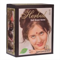 ����������� ��������� ��� Dark Brown Herbal Henna Herbul (Ҹ���-����������) (6 ��������� �� 10��)