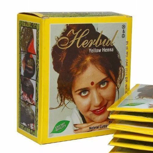 ����������� ��������� ��� Yellow Herbal Henna Herbul (������) (6 ��������� �� 10��)