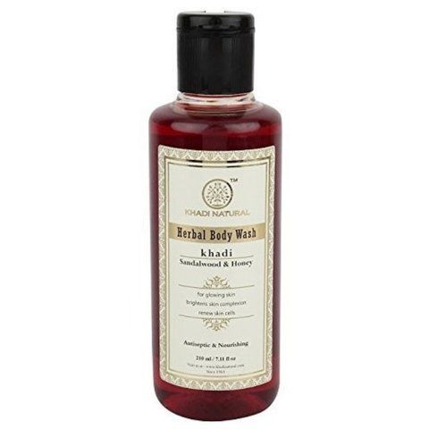 ����������� ���� ��� ���� Sandalwood & Honey herbal body wash Khadi (������� � ̸� �����) 210��
