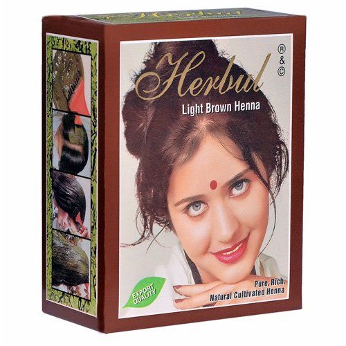 ����������� ��������� ��� Light Brown Herbal Henna Herbul (������-����������) (6 ��������� �� 10��)